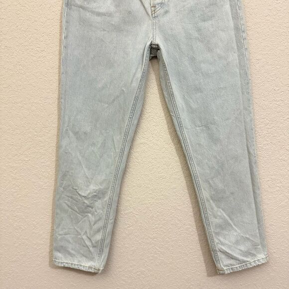 EVERLANE 90s Cheeky Jeans Light Blue Denim Cotton High Rise Cropped - Picture 6 of 14